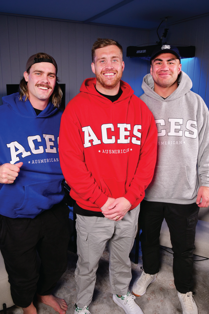 Grey Hoodie - Aces