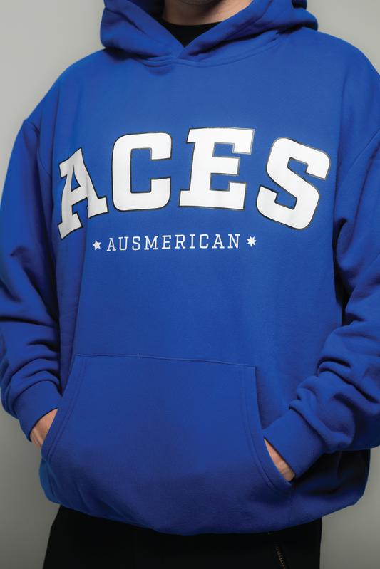 Royal Blue Hoodie - Aces