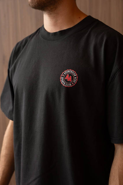 Faded Black Tee - Crest