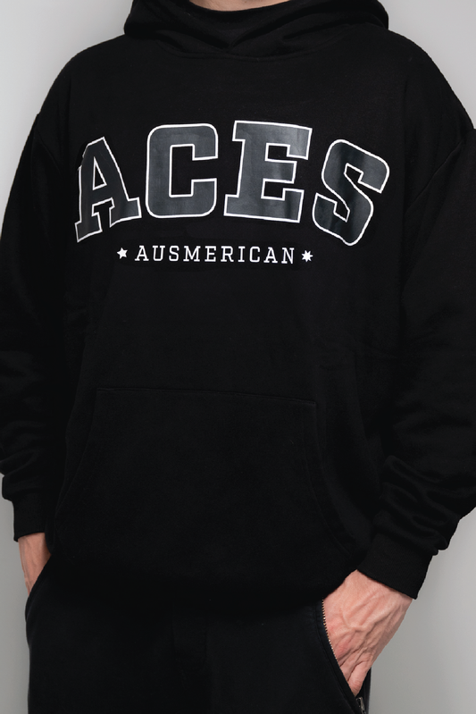 Black Hoodie - Aces