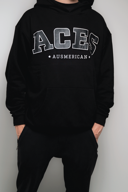 Black Hoodie - Aces